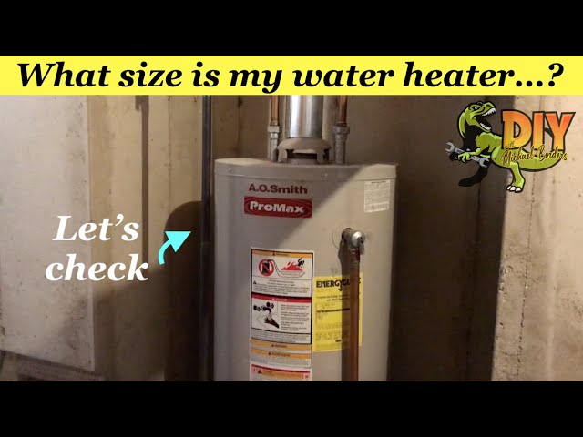 Is My Water Heater the Right Size?