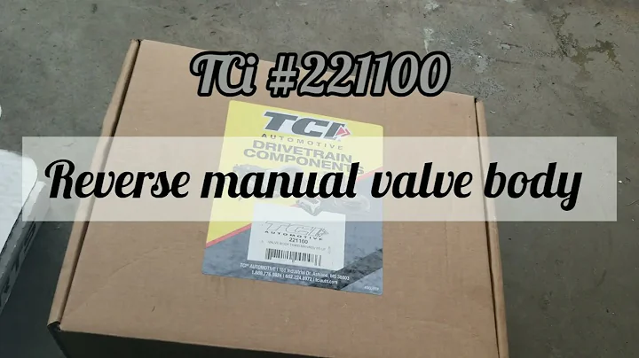 Unboxing, TCI Reverse manual valve body   part#221100 , blue NEMESIS chevelle