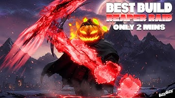 NEW Insane SOLO REAPER RAID Build in Just 2 MINUTES!😱🔥[Hunty Zombie]