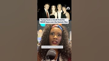 Trump faces a revolt from his MAGA base over the Epstein files