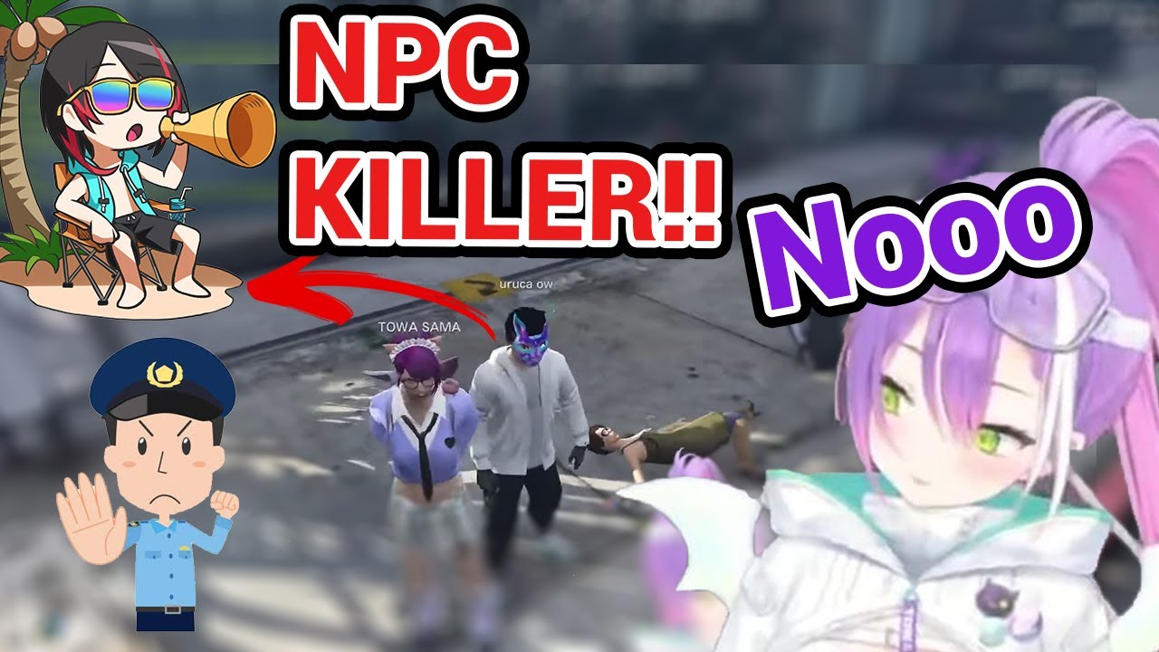 Towa Accidently become a Criminal and got Arrested for a sec in GTA VCR!!