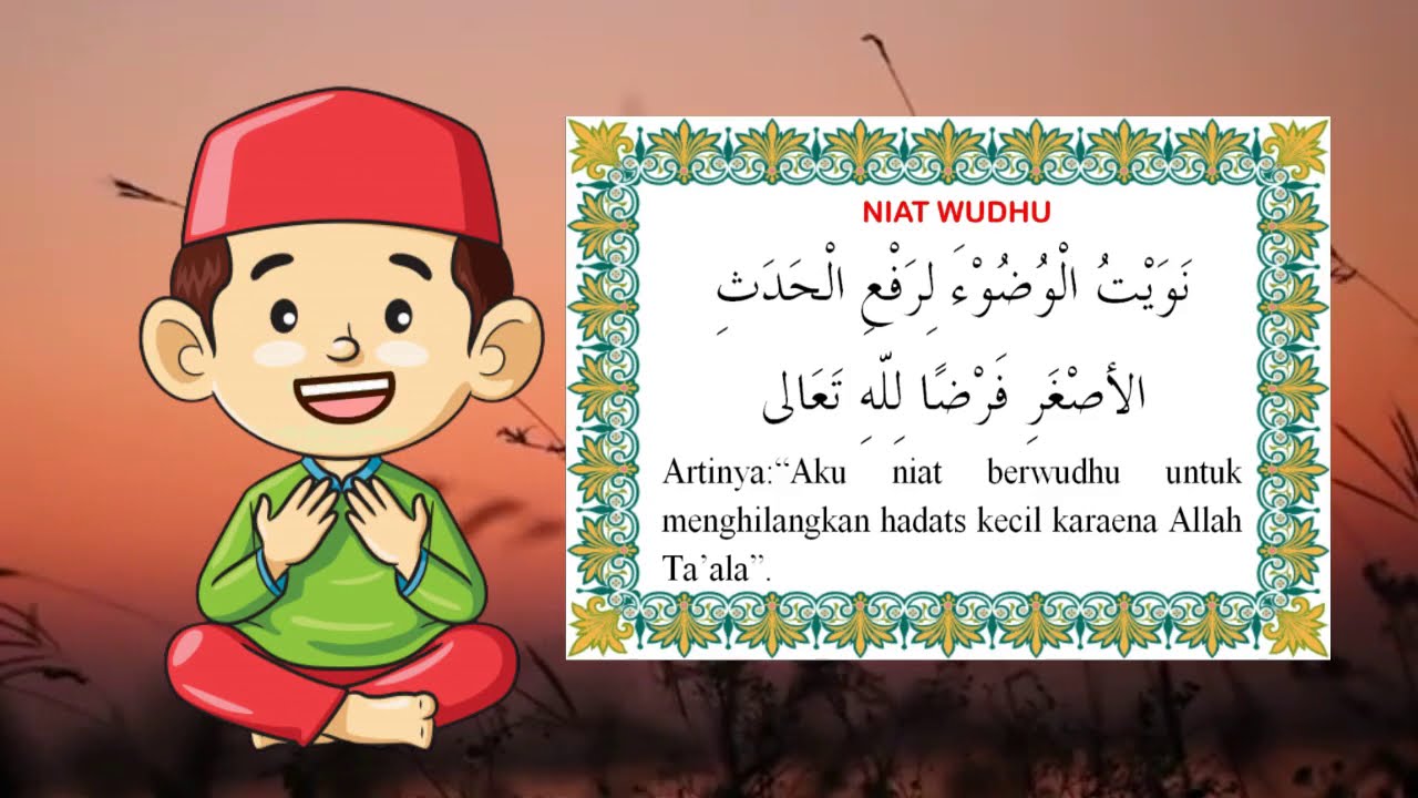  Animasi  Doa  Sebelum dan Sesudah Wudu l Beserta Artinya 