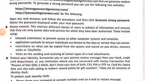 Class 10 - Information Technology - Unit 2. - Session 8 - Part 2