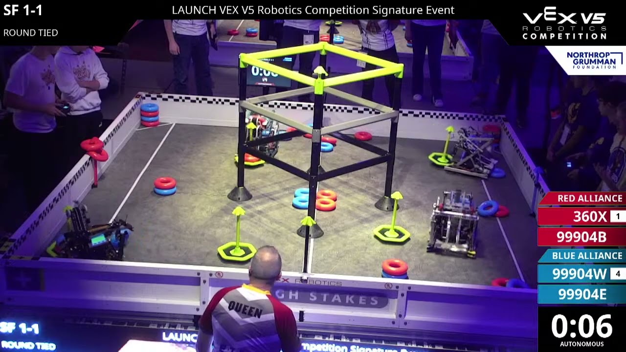 Launch Sig - Default Division - SF #1-1 - 360X & 99904B vs 99904W & 99904E - Auton