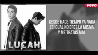 Video thumbnail of "Adios Amor - Lucah (Letra) [Musica de banda 2017]"