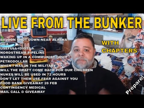 LIVE FROM THE BUNKER - THE FRIDAY SHOW - JUST TAKE A LOOK AROUND