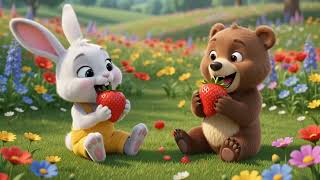 🐰 The Little Bunny’s Big Adventure | Cute Story for Kids 🌈