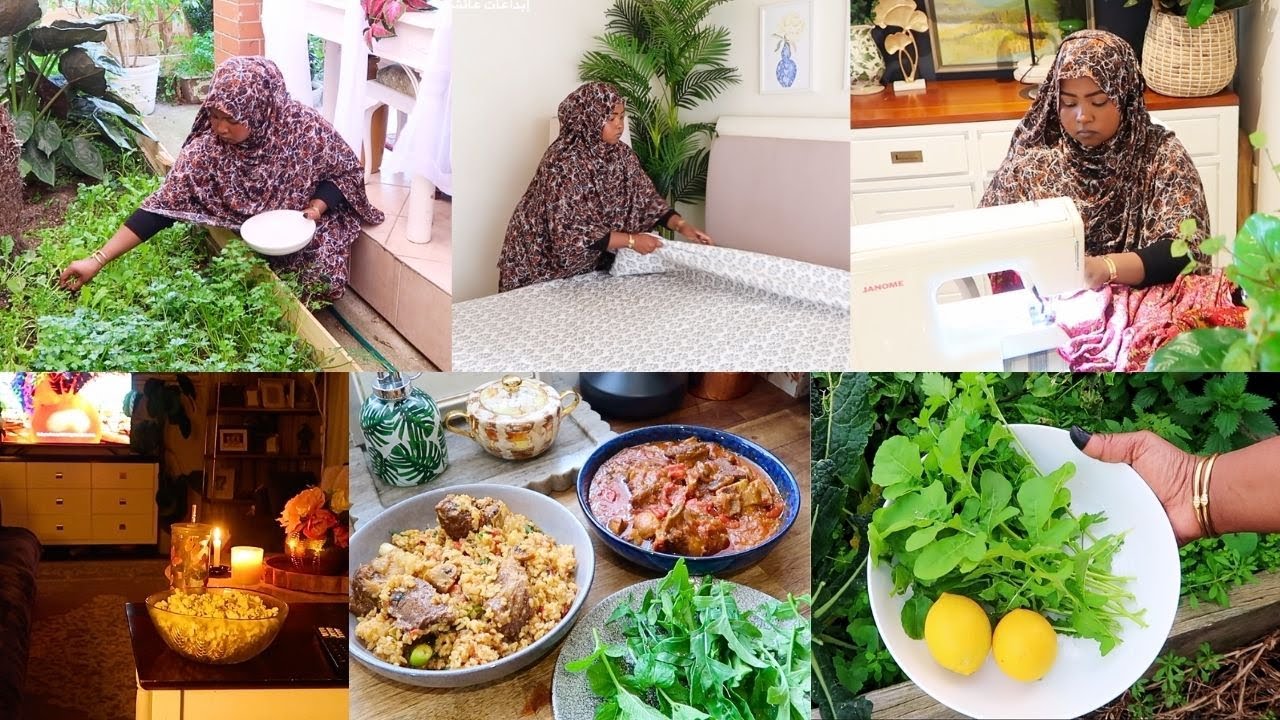 فلوق أسبوعي طبخ ترتيب خياطة WEEKLY VLOG SEWING CLEANING COOKING FAMILY TIME