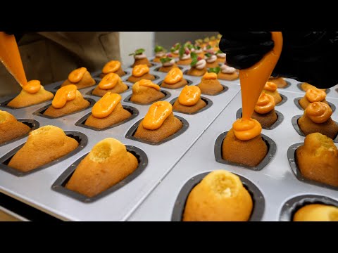 구움과자의 무한변신? 없어서 못먹는 두바이 초콜릿 마들렌 5종 만들기 making various dubai chocolate madeleine - korean street food