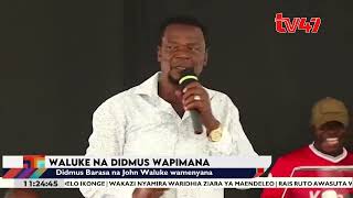 Didmus Barasa Na John Waluke Wamenyana, Kuvuana Nguo Hadharani Bungoma