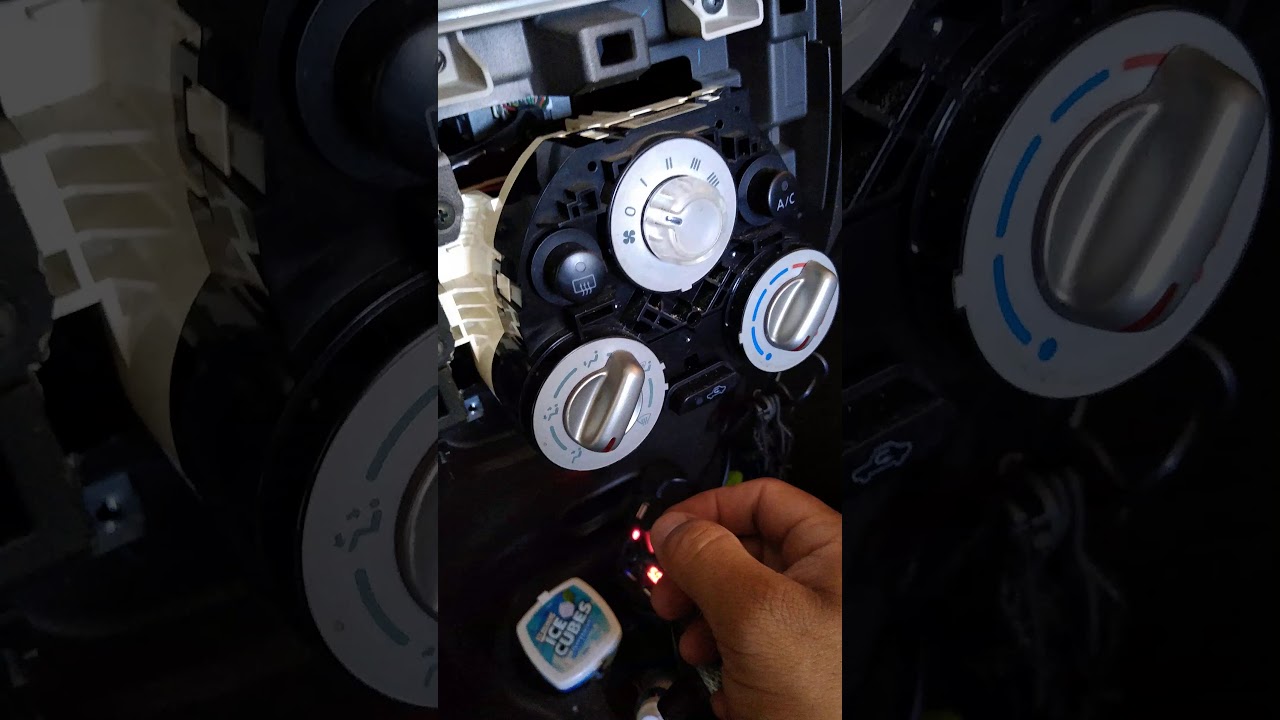 2011 nissan cube climate control fix YouTube