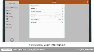 How to Link Two Alarm.com Accounts (Website)