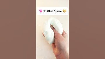 Easy no glue slime recipe! 😜💗✨#moon dough#diy#try#craft#fun#fyp#fidget 🤩🫶🏻