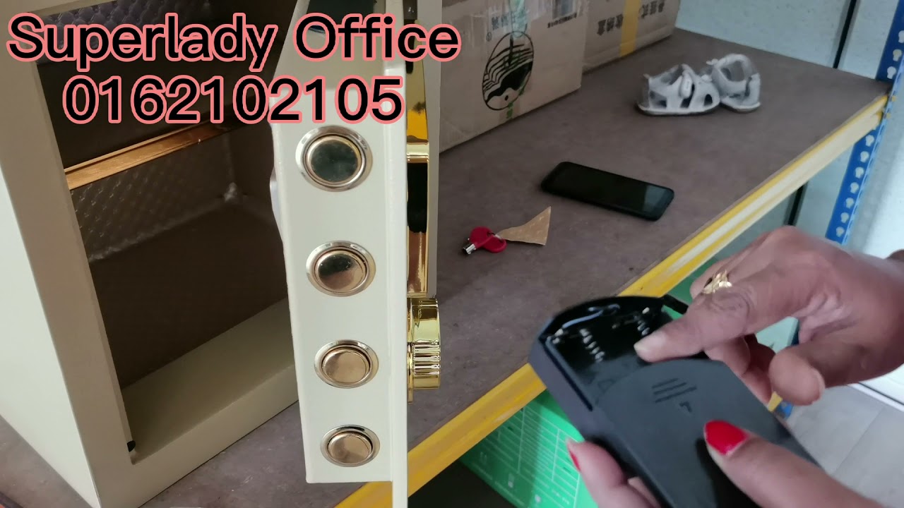 40cm digital safety box setting password