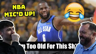 NBA "Mic'd Up" MOMENTS! British Father and Son Reacts!