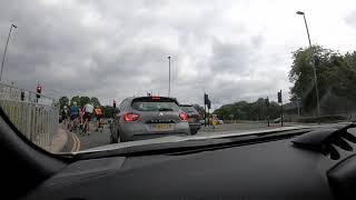 Egham to Windsor Castle (English countryside) Driving in England, UK