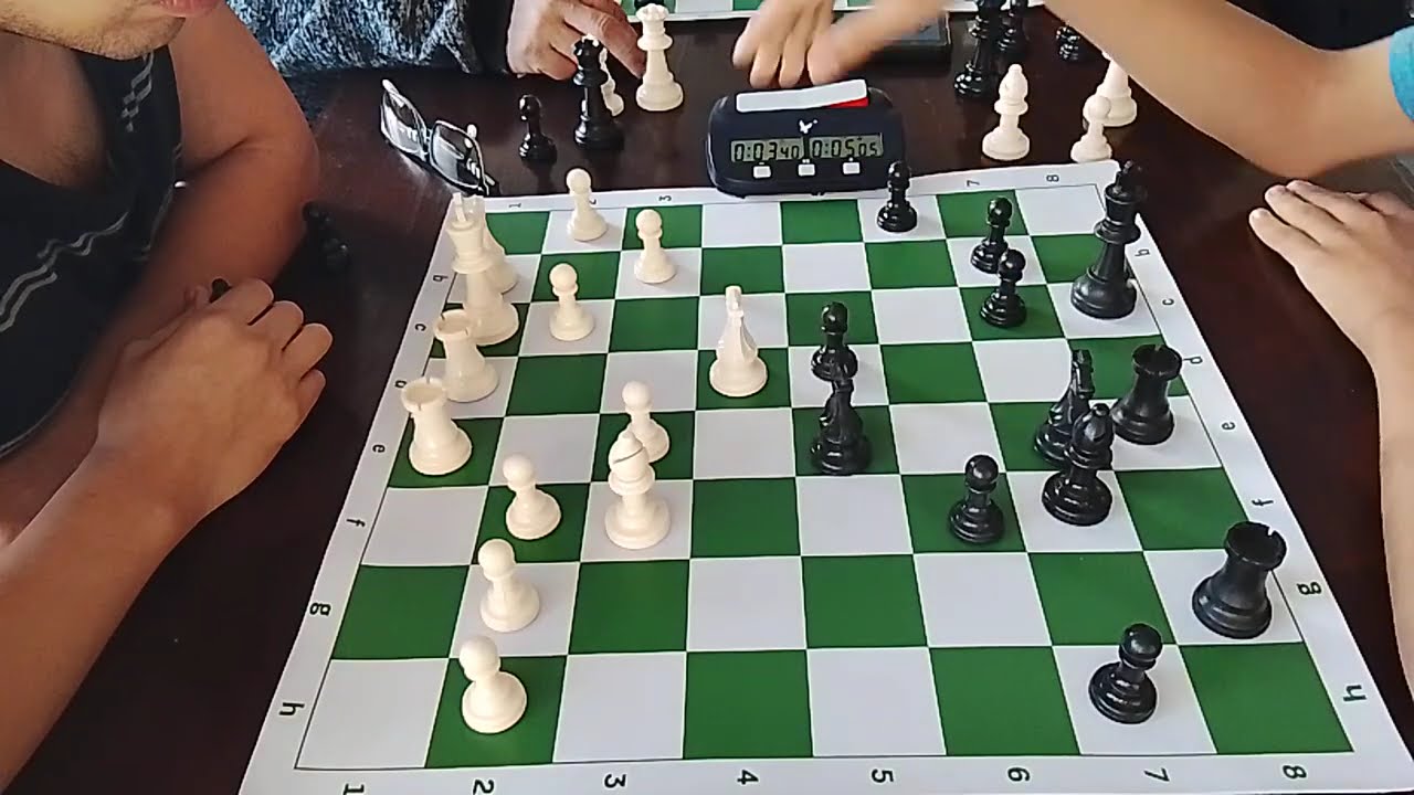 14° Torneo Ajedrez Sub1700. Ronda 1: Mesa 1:: Lobo x Nicolás