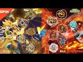 【ALL Fafnir VS ALL Diabolos】 Beyblade Burst Sparking relay battle 베이블레이드 버스트 슈퍼킹 올 파브닐 VS 올 디아볼로스