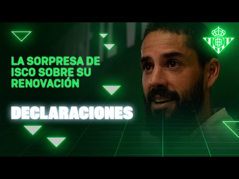 La emoción de ISCO tras la SORPRESA de su renovación 🥹💚 | Real BETIS Balompié