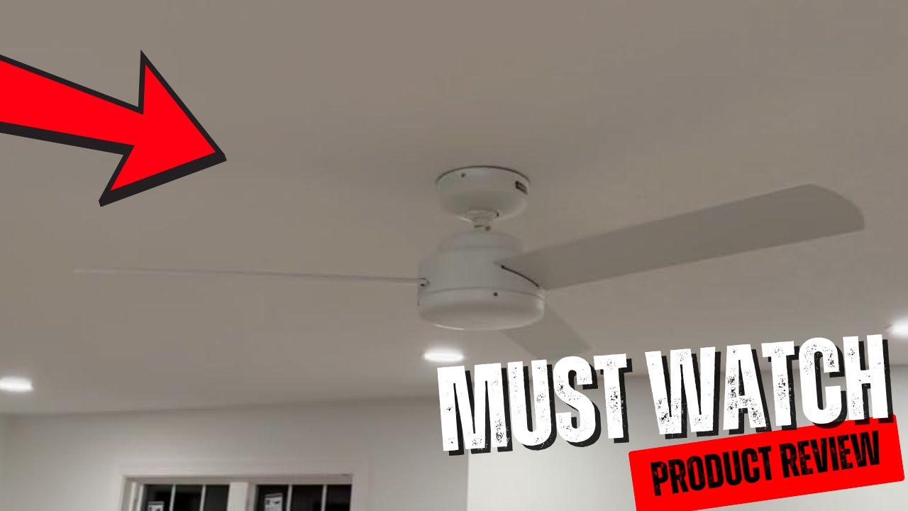 Hunter Fan 52 inch Indoor Ceiling Fan - Quality, Settings, Install, Controls