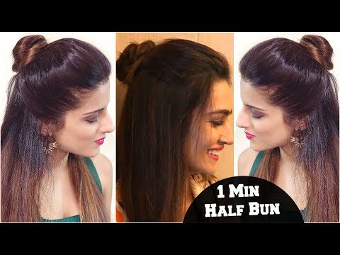 Half Bun Hairstyle Ideas And Photos