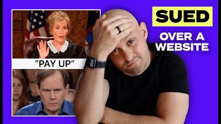 Web designer gets SUED on national television (my reaction)