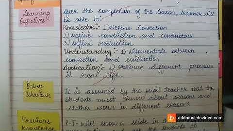 ICT based Lesson plan || Heat || 7th || NCERT (B.Ed.)