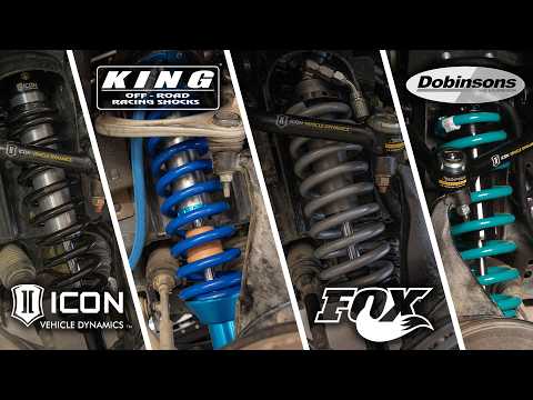 Icon vs. Fox vs. King vs. Dobinsons: Bronco Premium Shock Showdown