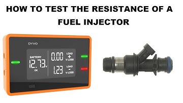 How to test the resistance of a fuel injector