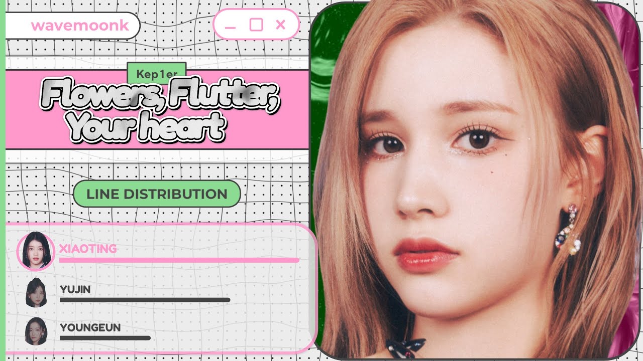 Kep1er 'Flowers, Flutter, Your heart' (Line Distribution)