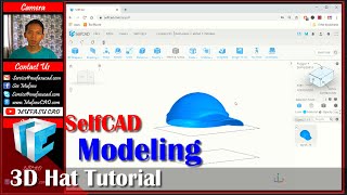 Selfcad 3D Modeling Hat Tutorial For Beginner