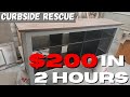 Curbside furniture rescue  furniture makeover 200 in 2 hours