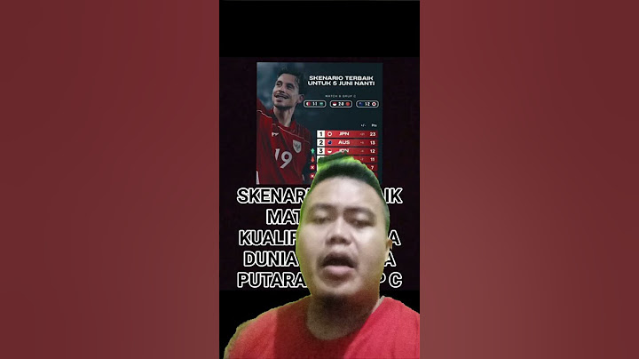 SKENARIO HASIL TERBAIK UNTUK TIMNAS INDONESIA VS CHINA KUALIFIKASI PIALA DUNIA ZONA ASIA PUTARAN 3