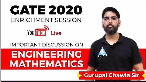 Engineering Mathematics | Live Session | Gurupal Chawla Sir