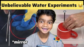 7 Unbelievable Water Experiments 😂 | Arun Karthick |