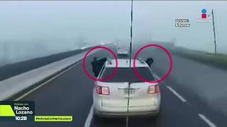 Sujetos armados intentaron asaltar a transportistas en una carretera de Celaya, Guanajuato | Nacho L