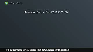 1/16-22 Dumaresq Street, Gordon NSW 2072 | AuPropertyReport.Com