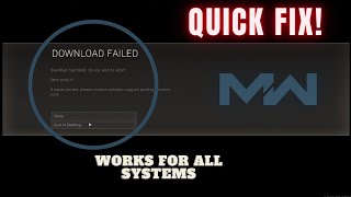Error Code 6 and Error Code Diver EASY FIX for Call of Duty!