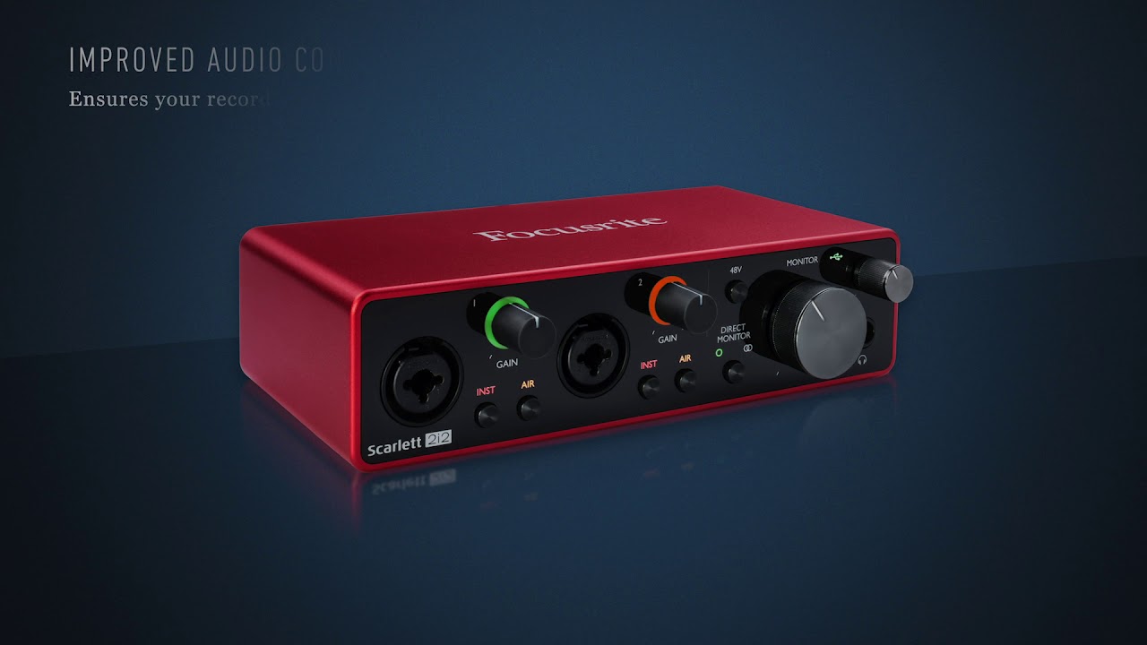 FOCUSRITE Scarlett 2i2 2nd Gen USB Audio Interface