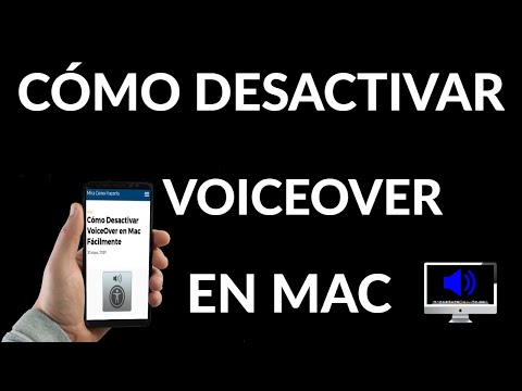 Cómo Desactivar VoiceOver en Mac