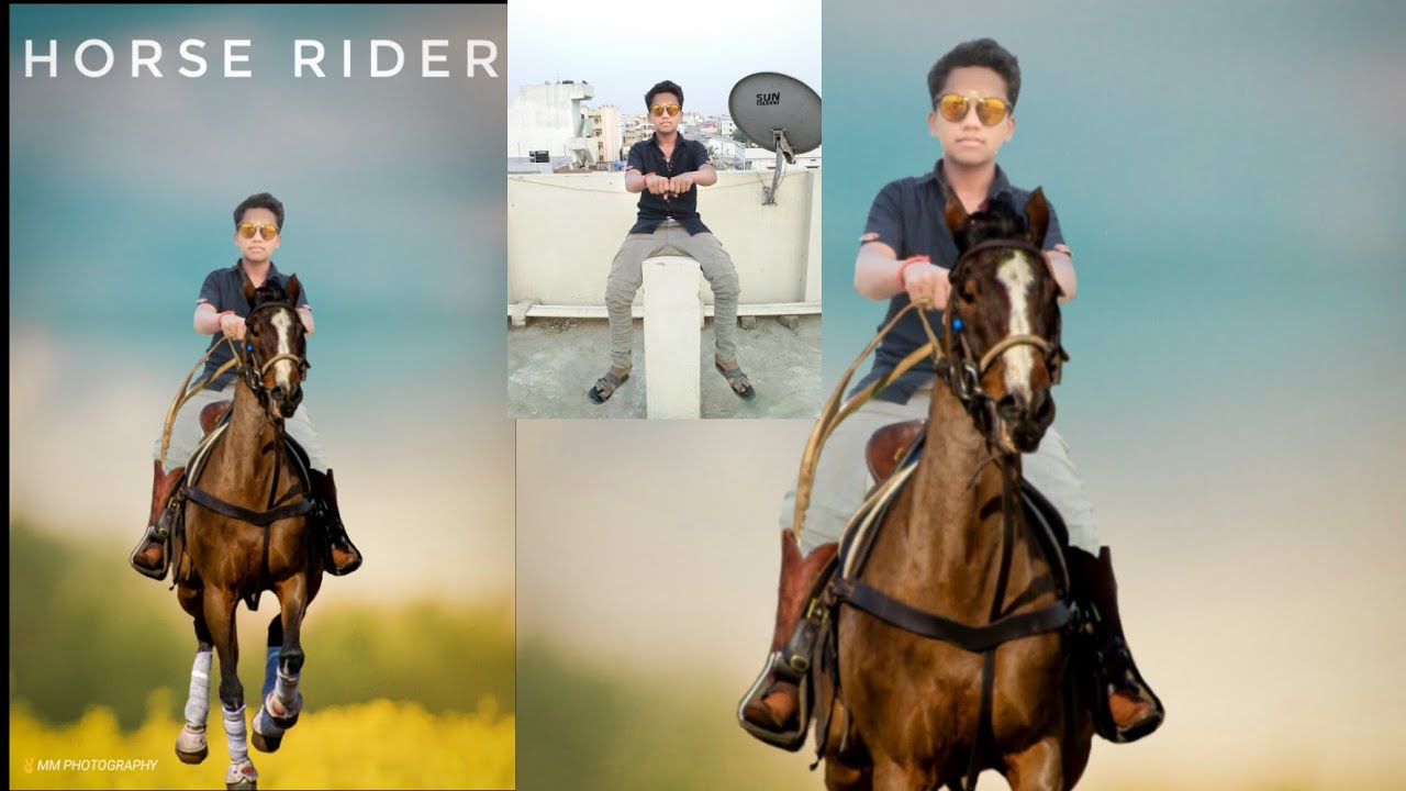 #Picsart_Horse_rider_Editing . Creative my Moosapet Ka Mass - YouTube