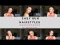 EASY BUN HAIRSTYLES | Natural Hair