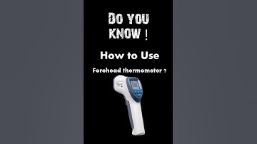 How do I use my forehead thermometer? #thermometer #forehead #technology