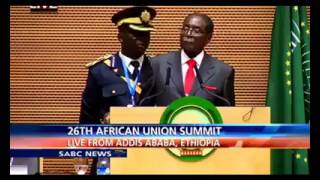 Robert Mugabe, Zimbabwe Président