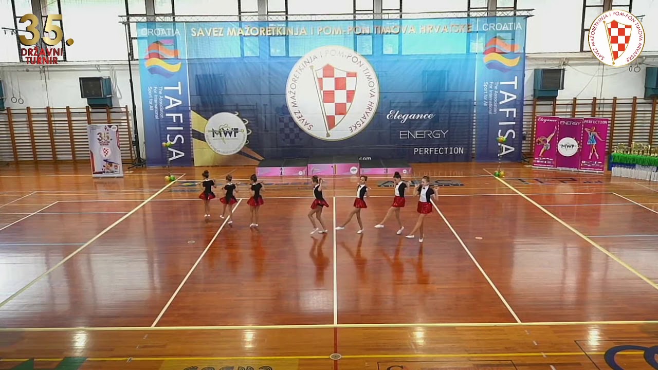 2020. SMPTH 35. DRŽAVNI TURNIR: MINI FORMACIJA ŠTAP KADETI, KLOŠTRANSKE MAŽORETKINJE 1