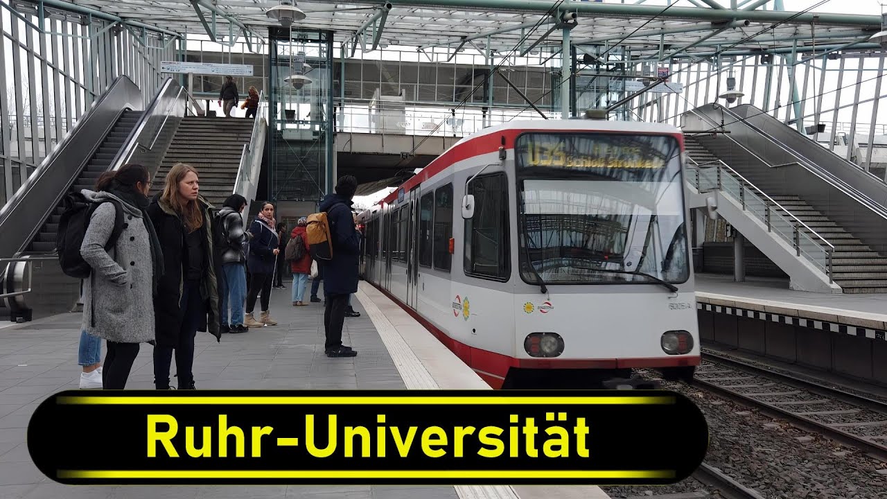 Stadtbahn Station Ruhr-Universität - Bochum 🇩🇪 - Walkthrough 🚶