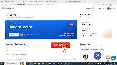 Question of the Day - Function Games | Newton School - 11/03/2023