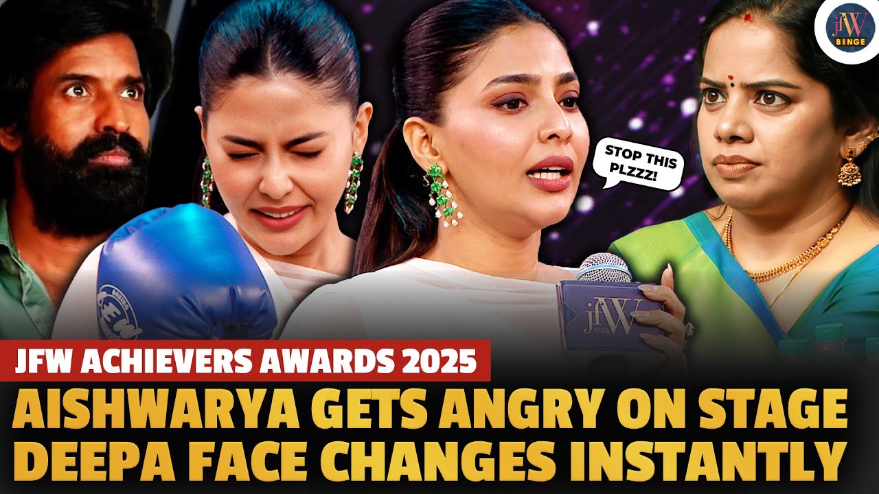Aishwarya Lekshmi on Fire🔥I’ll Punch His Face 🥊One Question Turns Stage Silent 😳Audience in Shock!