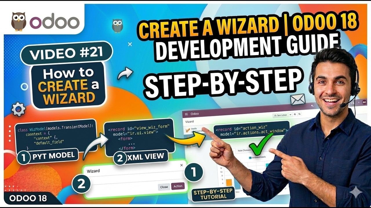 Wizard Development 21. How to Create a Wizard | Step-by-Step Odoo Development Guide | Odoo ...