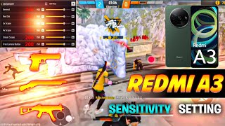 Free Fire Headshot Setting 2025 || Redmi A3 [ OB50 ] Sensitivity Setting ⚙️ Free Fire Max 🔥 screenshot 4